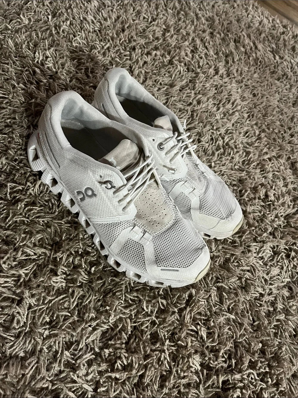 On Running Women’s Cloud Athletic Sneakers in White
